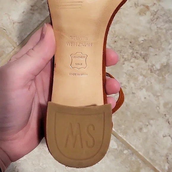 Stuart Weitzman suede sandals - Picture 4 of 5